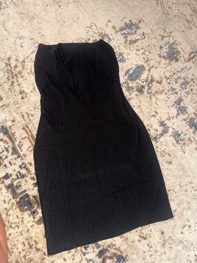 ASOS Black Strapless Mini Bodycon Dress